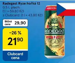 Tesco Radegast Ryze hořká 12 nabídka