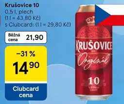 Tesco Krušovice Original 10 nabídka