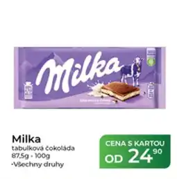 Tamda Foods Milka tabulková čokoláda nabídka