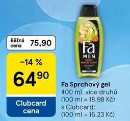 Tesco Fa sprchový gel nabídka