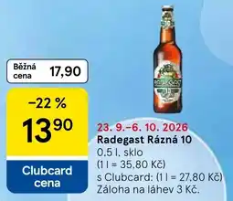 Tesco Radegast Rázná 10 nabídka