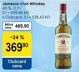 Tesco Jameson Irish Whiskey nabídka