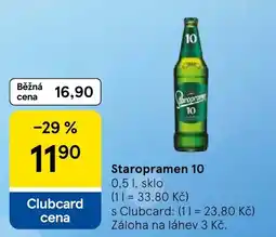 Tesco Staropramen 10 nabídka