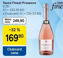 Tesco Tesco Finest Prosecco nabídka