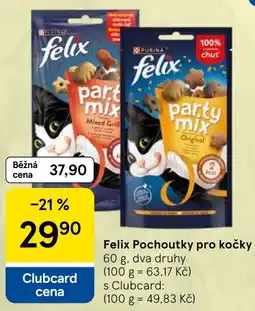 Tesco Felix pochoutky pro kočky nabídka