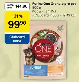 Tesco Purina One Granule pro psy nabídka