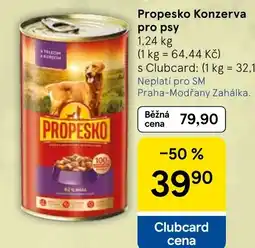 Tesco Propesko konzerva pro psy nabídka