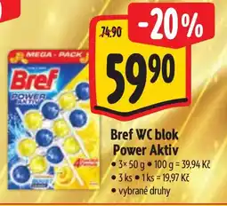 Albert Bref WC blok Power Aktiv nabídka