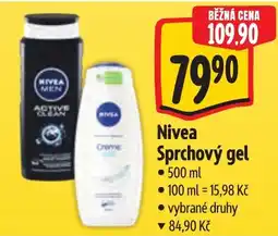Albert Nivea sprchový gel nabídka