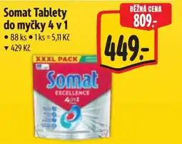 Albert Somat tablety do myčky 4 v 1 nabídka