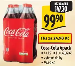 Albert Coca-Cola 4pack nabídka