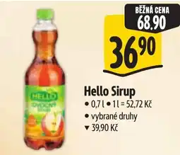 Albert Hello Sirup nabídka