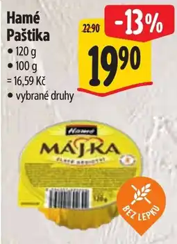 Albert Majka Hamé Paštika nabídka