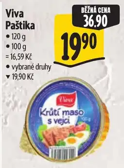 Albert Viva Paštika nabídka