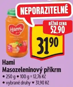 Albert Hami Masozeleninový příkrm nabídka