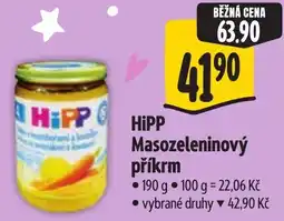 Albert HiPP Masozeleninový příkrm nabídka