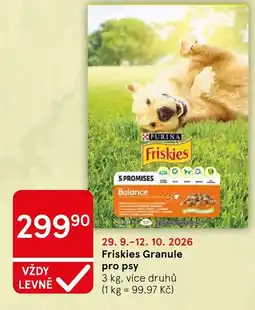 Tesco Friskies Granule pro psy nabídka