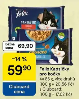 Tesco Felix kapsičky pro kočky nabídka