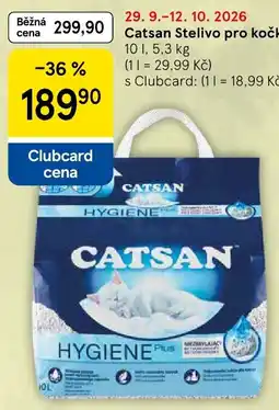 Tesco Catsan stelivo pro kočky nabídka