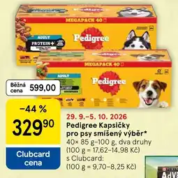 Tesco Pedigree kapsičky pro psy smíšený výběr nabídka