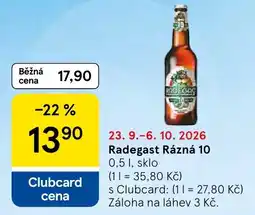 Tesco Radegast Rázná 10 nabídka
