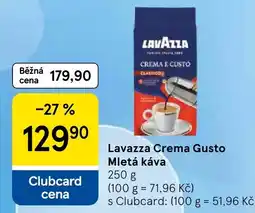 Tesco Lavazza crema gusto nabídka