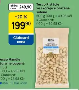 Tesco Tesco Pistácie nabídka