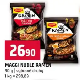 Terno Maggi nudle ramen nabídka