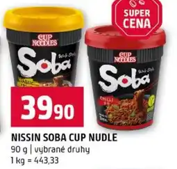Terno Nissin soba cup nudle nabídka