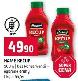 Terno Hamé kečup nabídka