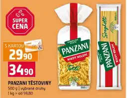 Terno Panzani těstoviny nabídka