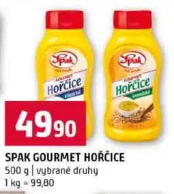 Terno Spak gourmet hořčice nabídka