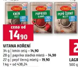 Terno Vitana koření nabídka