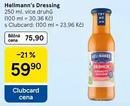 Tesco Hellmann's dressing nabídka