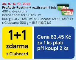 Tesco ProActiv Rostlinný roztíratelný tuk nabídka