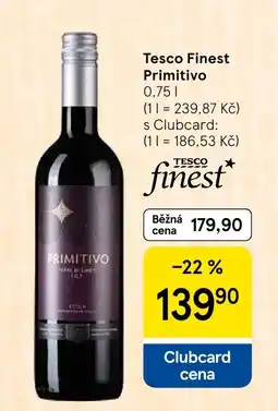 Tesco Tesco Finest Primitivo nabídka