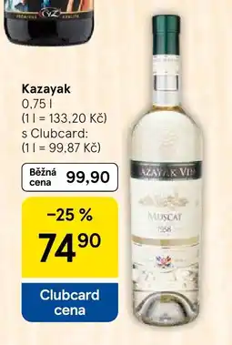 Tesco Kazayak muscat nabídka