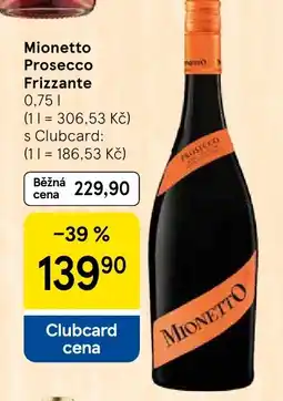 Tesco Mionetto Prosecco Frizzante nabídka