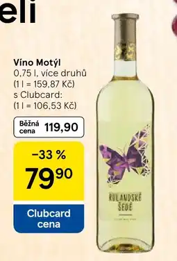 Tesco Motýl nabídka