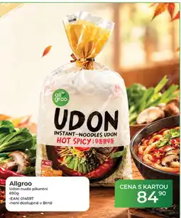 Tamda Foods Allgroo Udon nudle pikantní nabídka