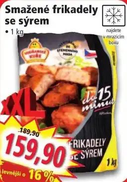 Norma Mražené frikadely se sýrem nabídka