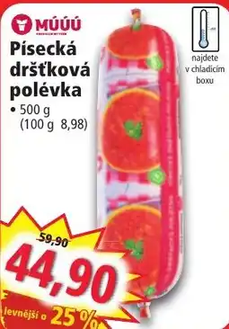 Norma Múú Písecká drštková polévka nabídka