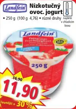 Norma Landfein nízkotučný ovocný jogurt nabídka
