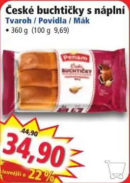 Norma Penam české buchtičky s náplní nabídka