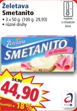 Norma Zeleťava smetanito nabídka