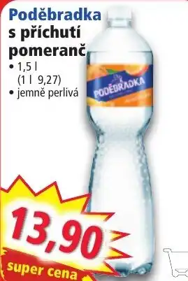 Poděbradka s příchutí pomeranč