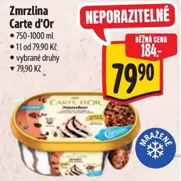 Albert Zmrzlina Carte d'Or nabídka