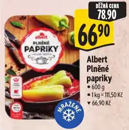 Albert Albert plněné papriky nabídka