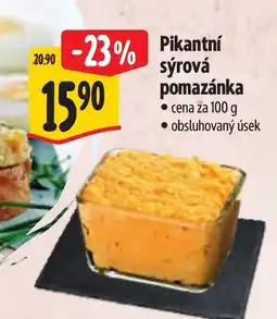 Albert Pikantní sýrová pomazánka nabídka