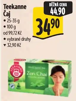 Albert Teekanne Čaj nabídka
